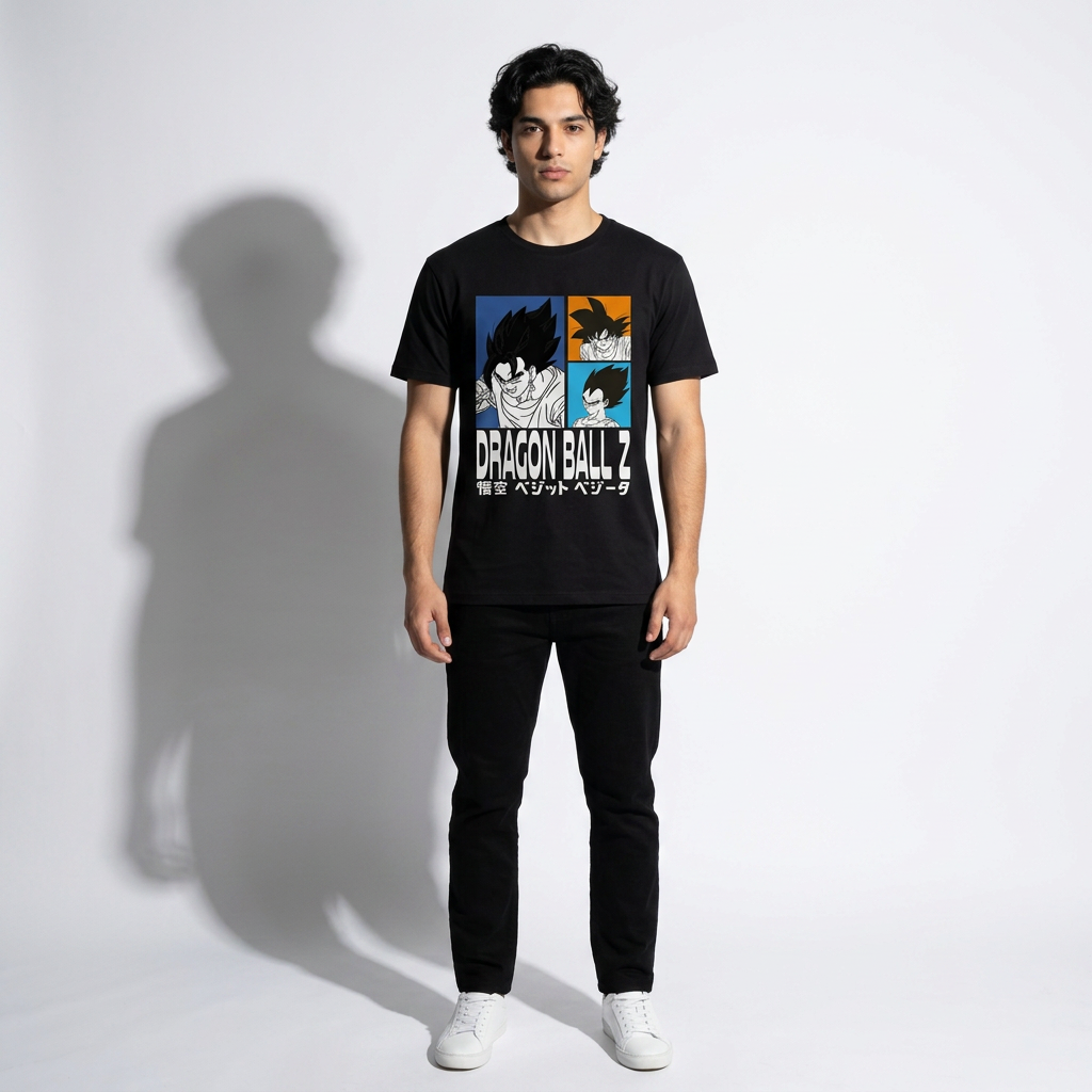 T-shirt Dragon Ball Z Goku et Vegeta pour fans
