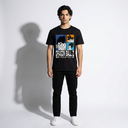 T-shirt Dragon Ball Z Goku et Vegeta pour fans