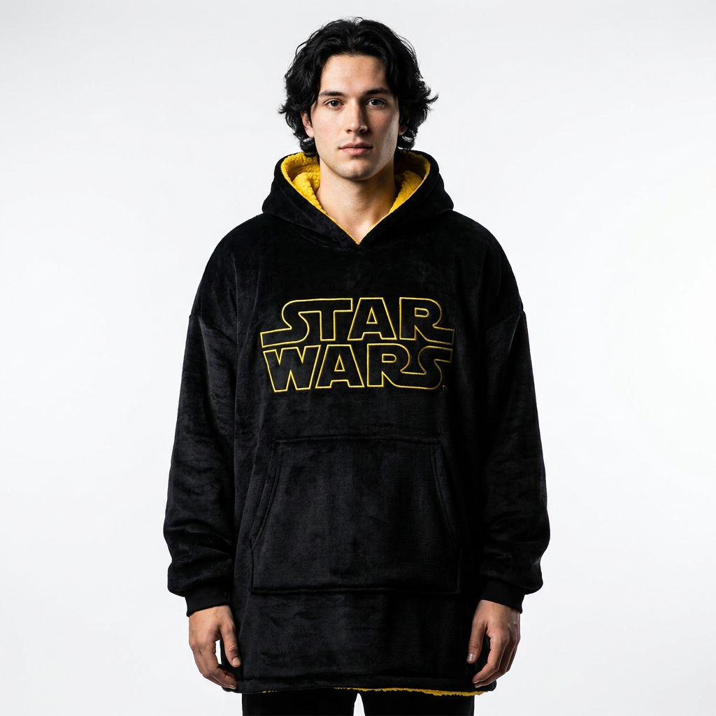 Sweat Plaid Star Wars à Capuche Unisexe