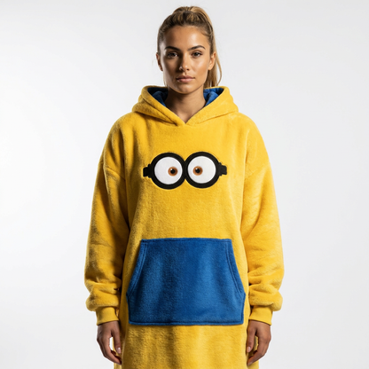 Sweat Plaid Minions - Confort Douillet Licencié