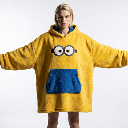 Sweat Plaid Minions - Confort Douillet Licencié