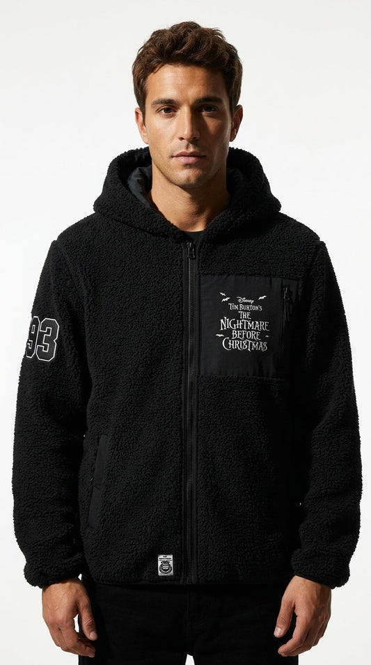 Veste Sherpa Homme Disney — Noire