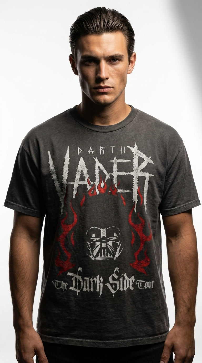 T-shirt Oversize Star Wars The Dark Side Tour Unisexe