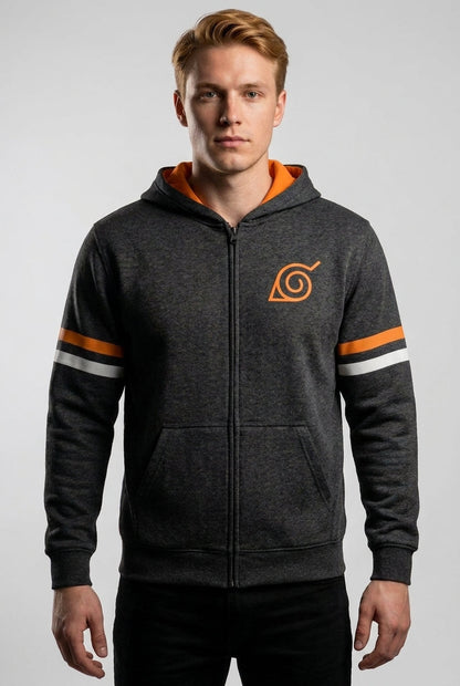 Jacket Naruto Konoha Genin - Style officiel