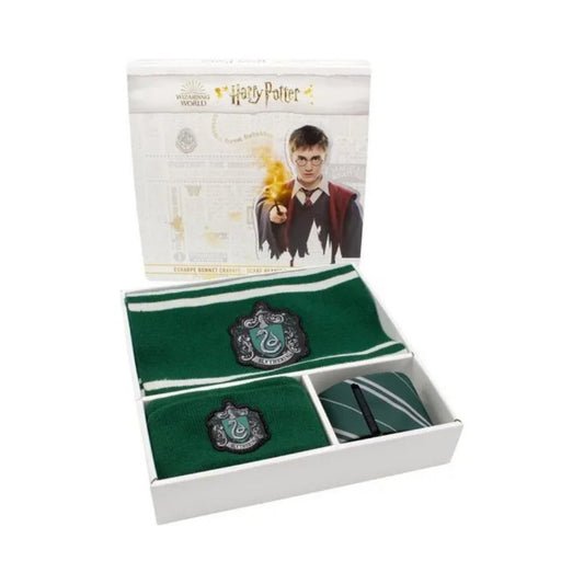 Coffret Harry Potter Écharpes Bonnet Cravate Slytherin - Legend Icon Coffret cadeau Legend Icon