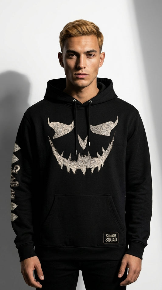 DC Comics Hoodie Joker Officiel Smile – Sweat Suicide Squad - Sweat-shirt | Professional Product Photo 1