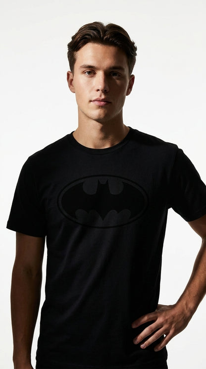 DC Comics T-shirt Batman Logo Puff – Officiel DC Comics Noir - T-shirt | Professional Product Photo 1