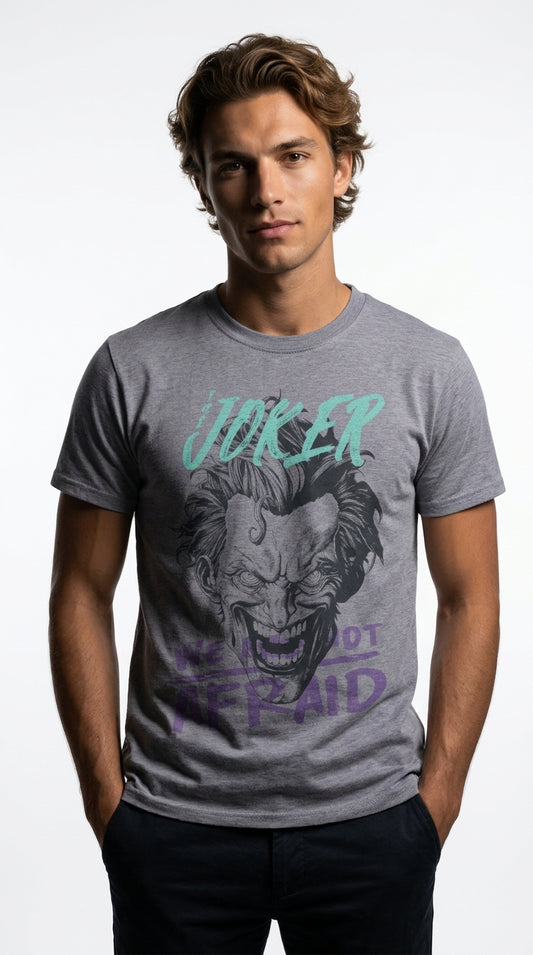 DC Comics T-shirt Joker DC Comics We Are Not Afraid – Officiel Violet - T-shirt | Professional Product Photo 1