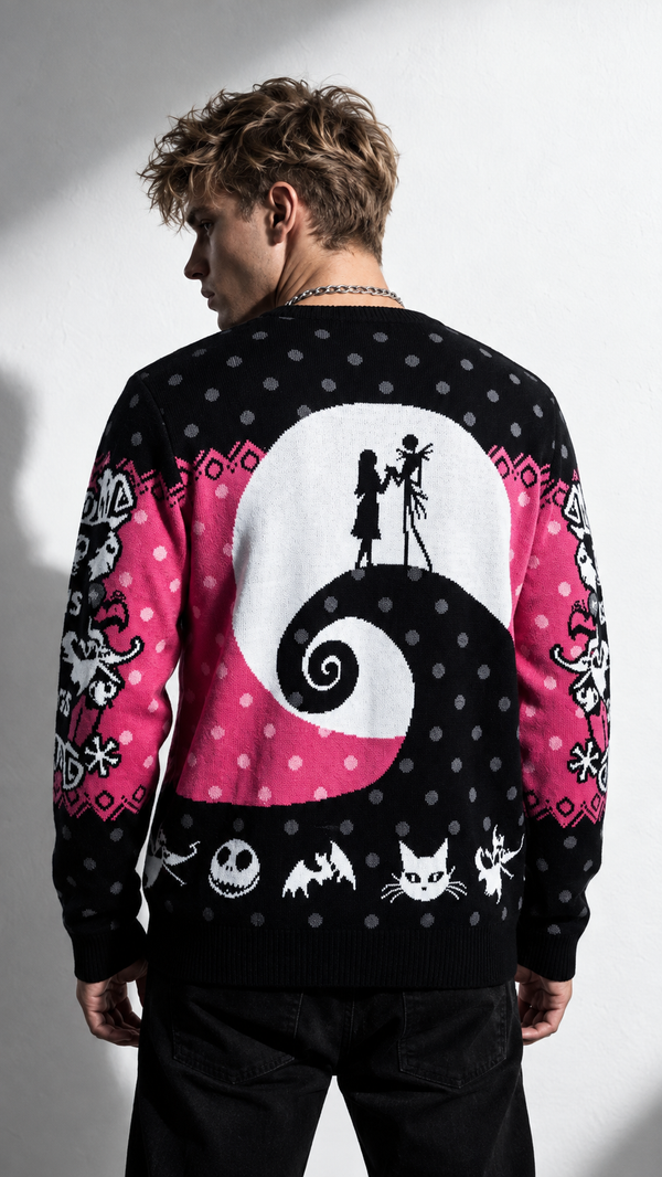 Pull de Noël L'Étrange Noël de Monsieur Jack™ Jack & Sally | Pull Officiel