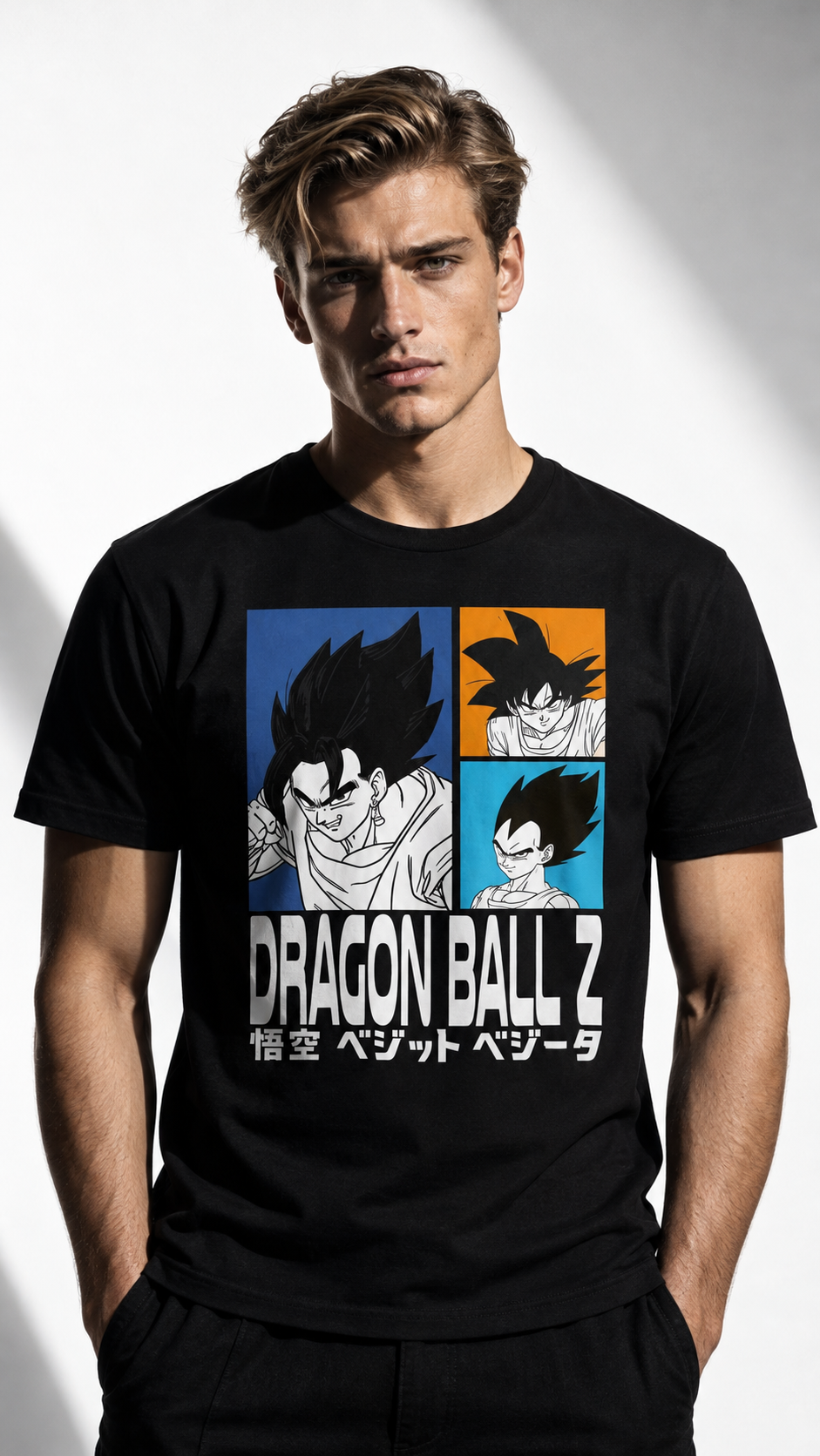 T-shirt Dragon Ball Z Goku et Vegeta pour fans
