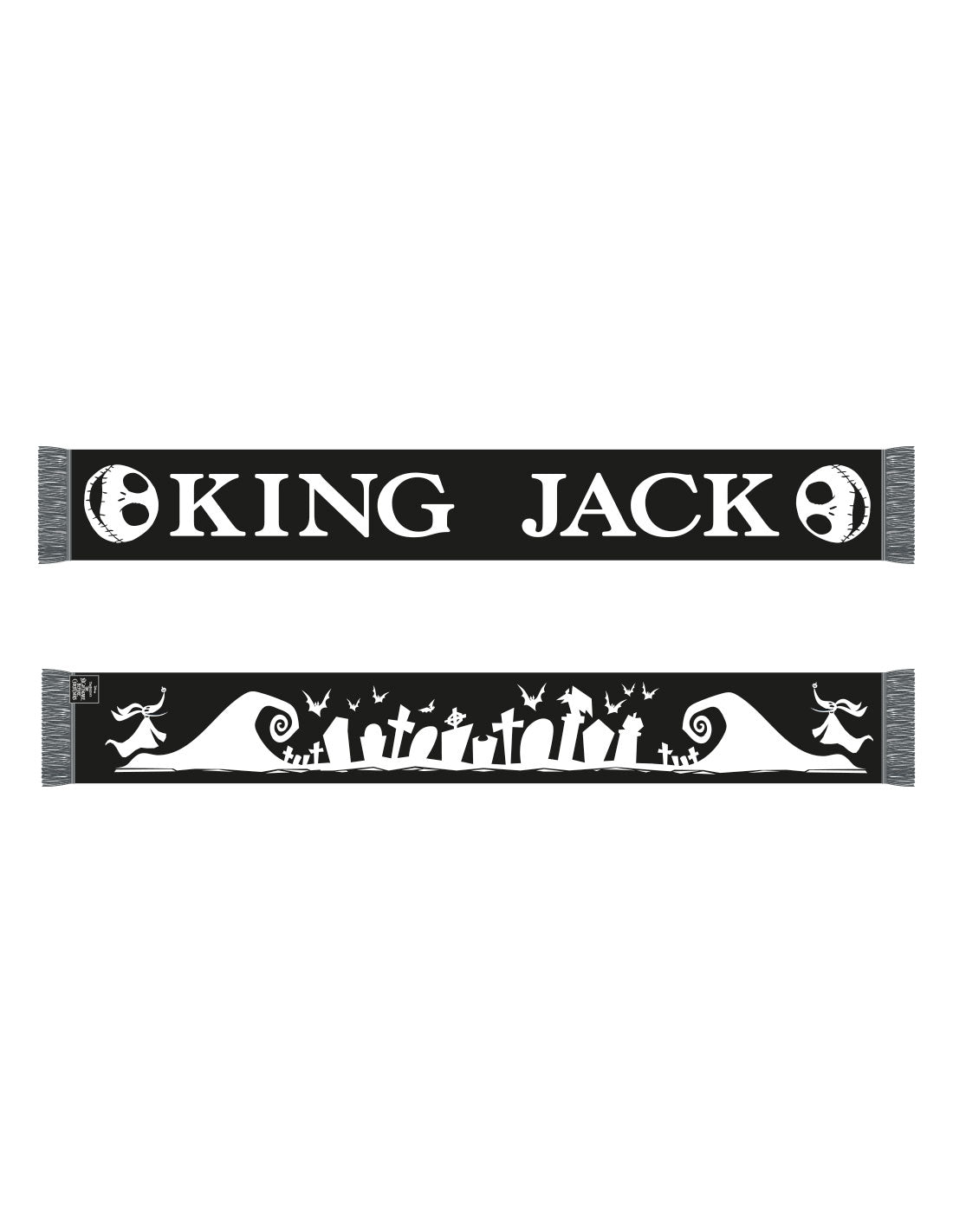 Écharpe Disney King Jack - 100% Acrylique Sous Licence