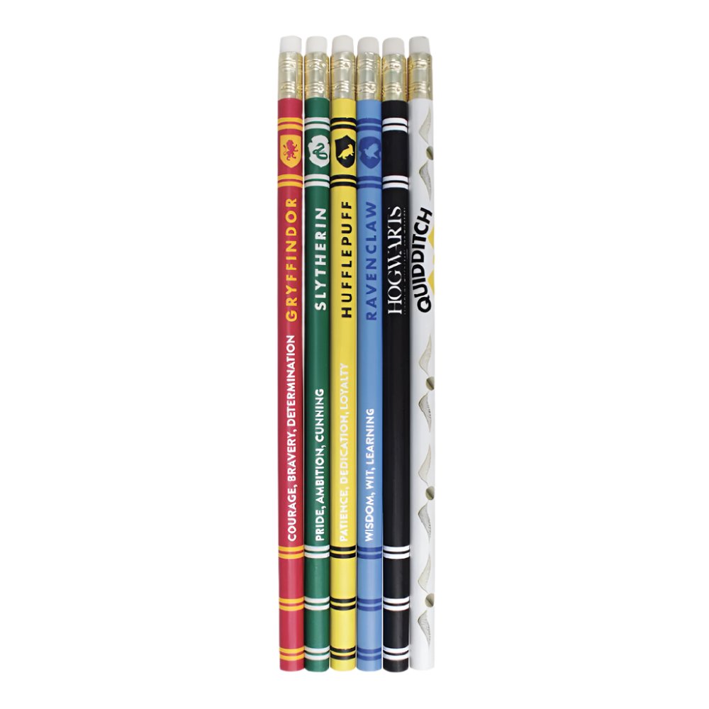 Ensemble De 6 Crayons Harry Potter - House Pride - Legend Icon Crayons HALF MOON BAY