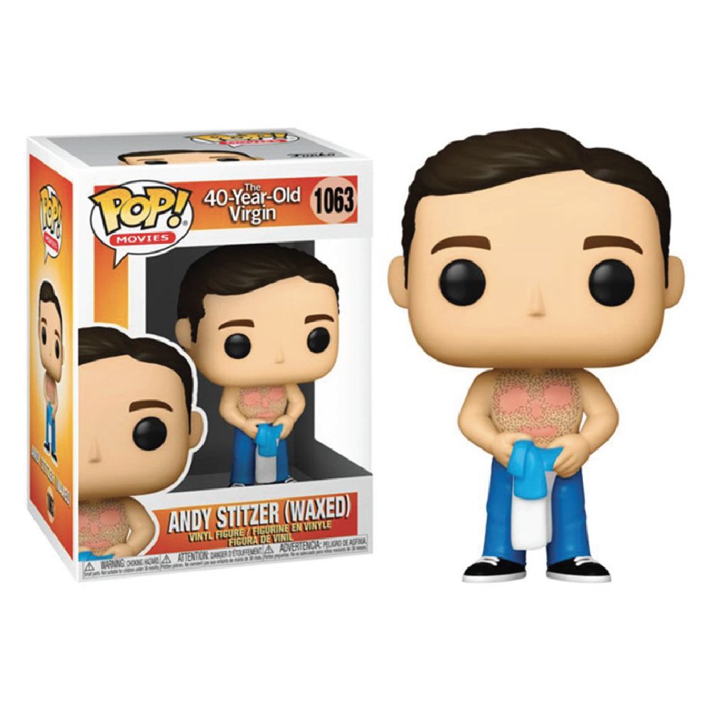 Figurine Funko POP - 40 ans, toujours puceau - POP! Andy Stitzer (Waxed) - Legend Icon Figurine FUNKO