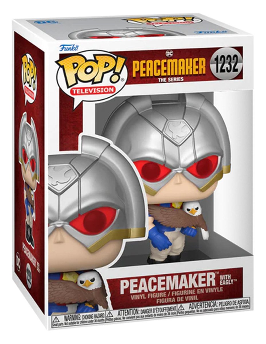 Figurine Funko POP - Peacemaker - POP! Peacemaker with Eagly (1232) - Legend Icon Figurine FUNKO