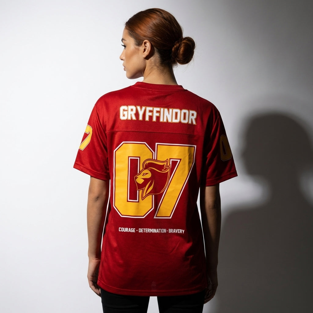 Harry Potter Jersey Gryffondor sport Harry Potter - Rouge - T-shirt | Professional Product Photo 5