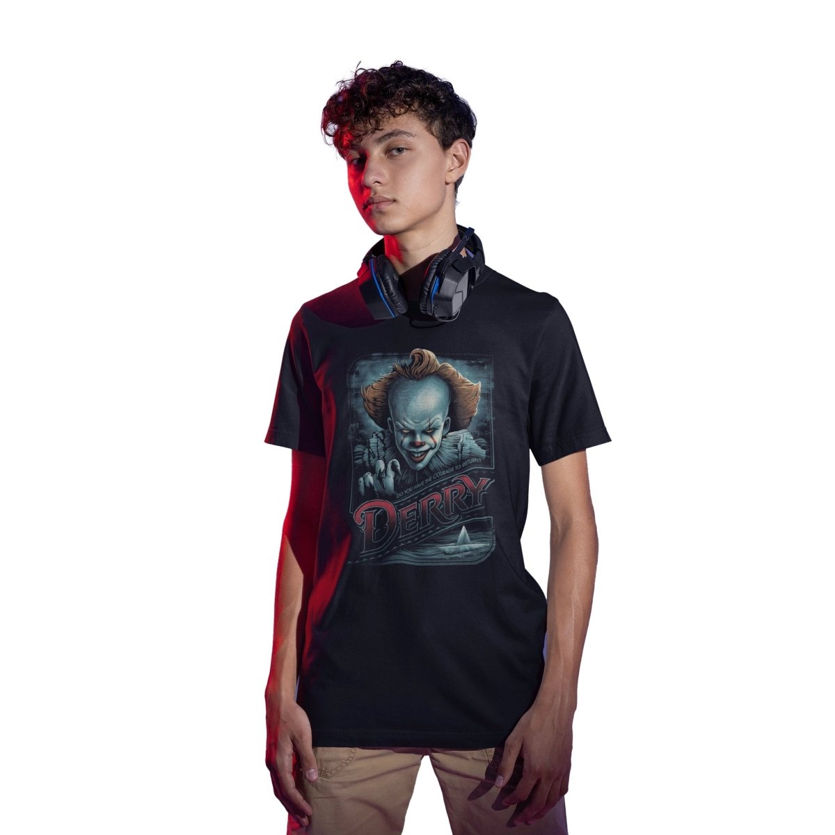 IT - DO YOU HAVE COURAGE TO RETURN T - SHIRT - Legend Icon T-shirt IT