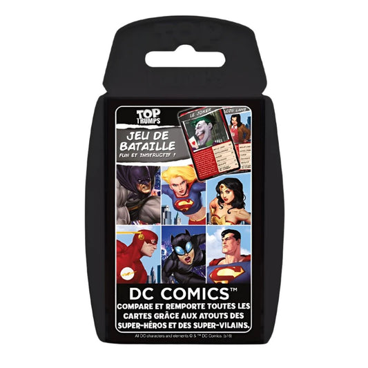 Jeu de Bataille Top Trumps DC Comics - Jeu de société - Version française - Legend Icon Jeu de cartes Winning Moves