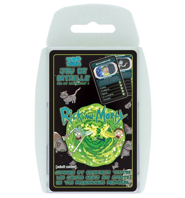 Jeu de Bataille Top Trumps Rick et Morty - Jeu de société - Version française