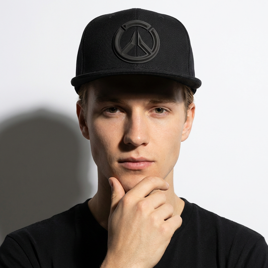JINX Casquette Overwatch - 3D Full Black - Casquette | Professional Product Photo 3