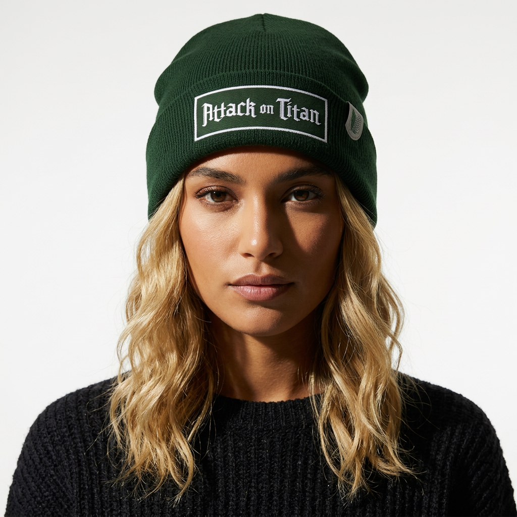 Bonnet Flame Logo Beanie Attack on Titans