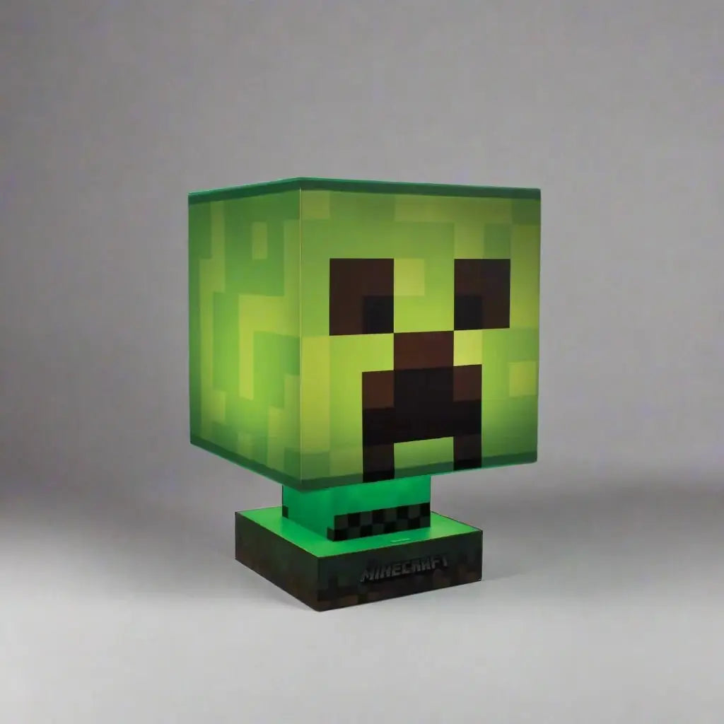 Lampe Icone Creeper Minecraft