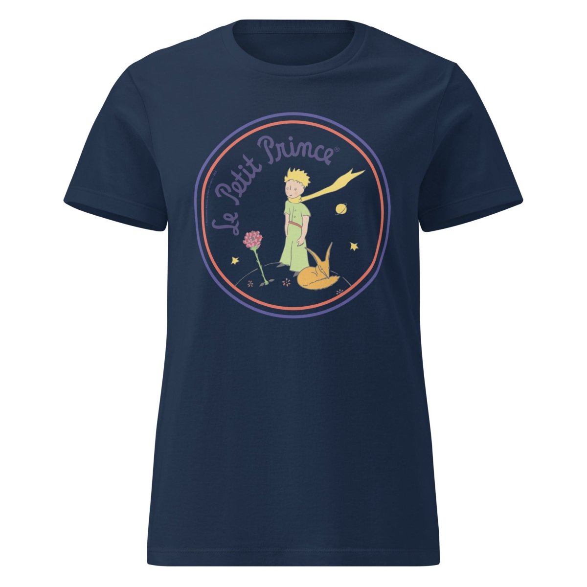 T-shirt Femme Le Petit Prince avec Renard et Étoiles
