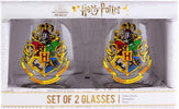 Lot de 2 verres Harry Potter - Hogwarts Crest - Legend Icon Verre Paladone