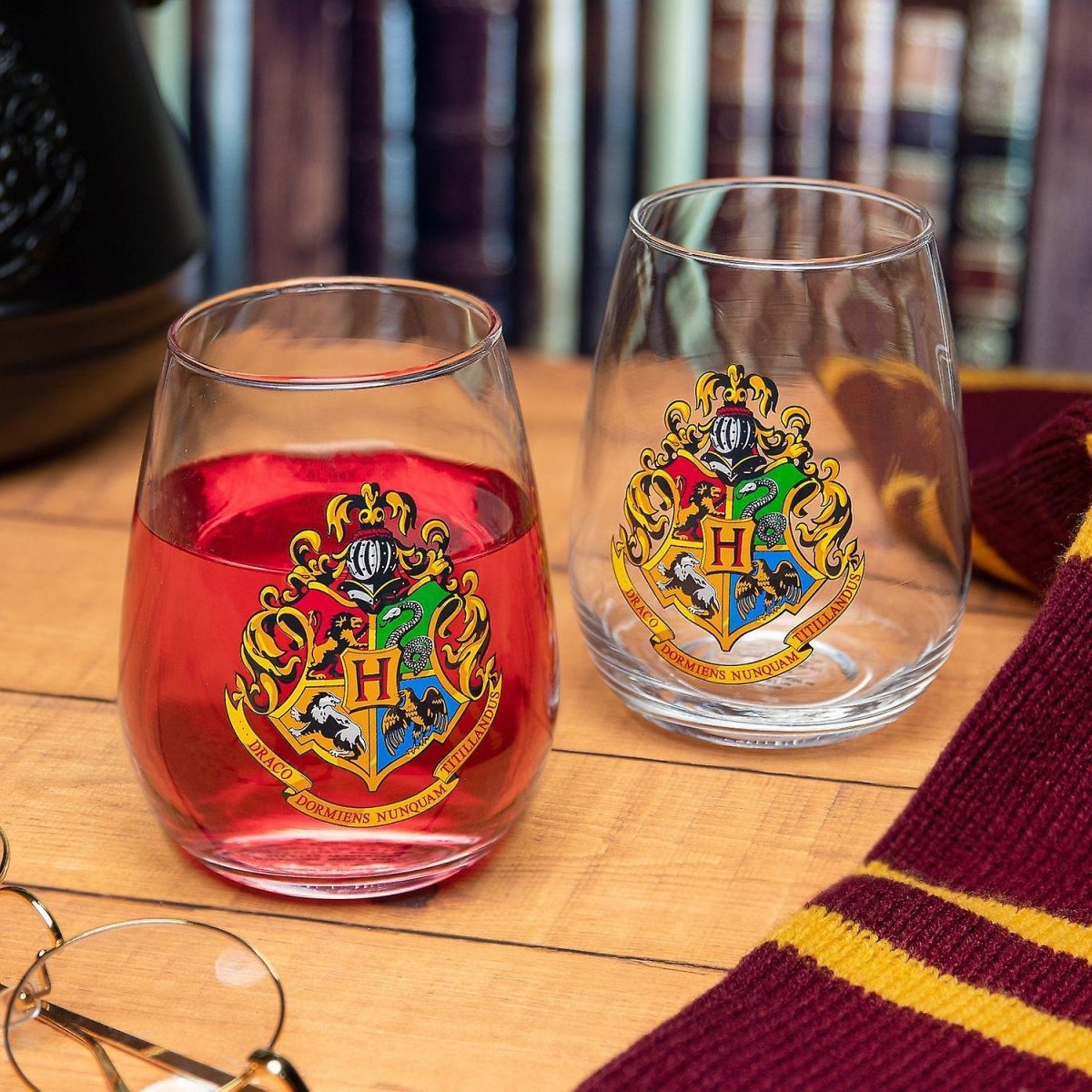 Lot de 2 verres Harry Potter - Hogwarts Crest - Legend Icon Verre Paladone