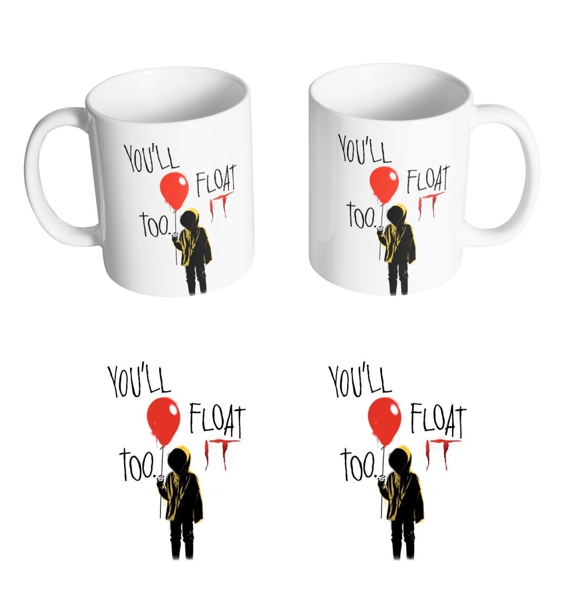 Mug Horreur It Pennywise - You'll Float too - Legend Icon Mug IT