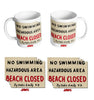 Mug Jaws - Beach Closed - Legend Icon Mug Jaws