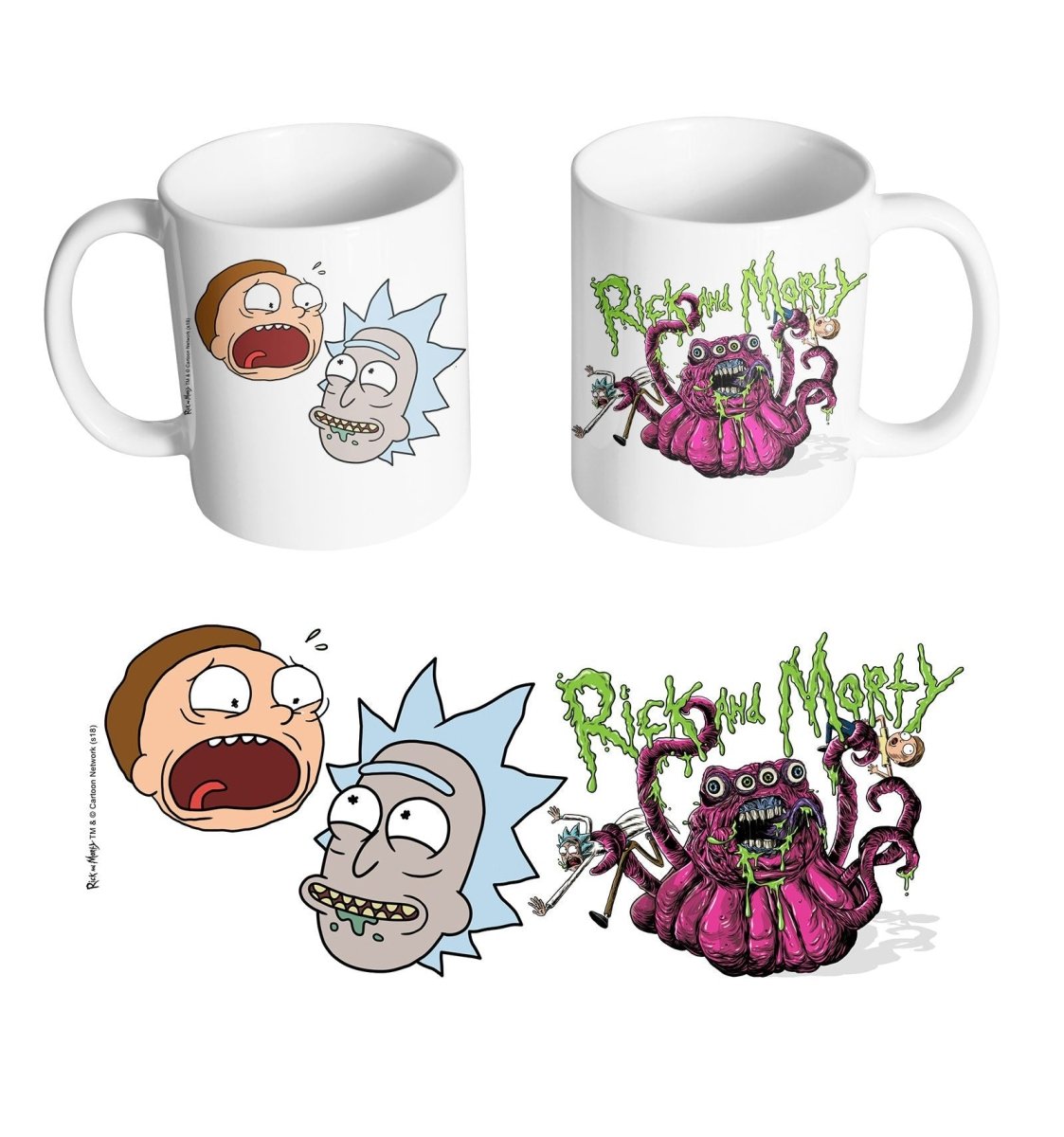 Mug Rick et Morty - Monster Attack - Legend Icon Mug Rick et Morty