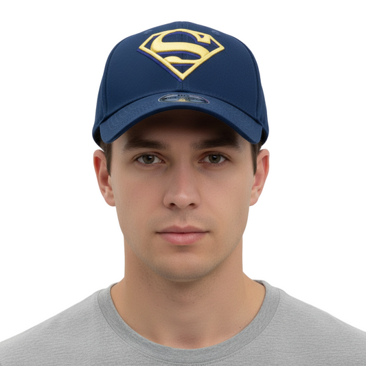 Casquette DC Comics Superman Baseball - Logo GOLD embroidery