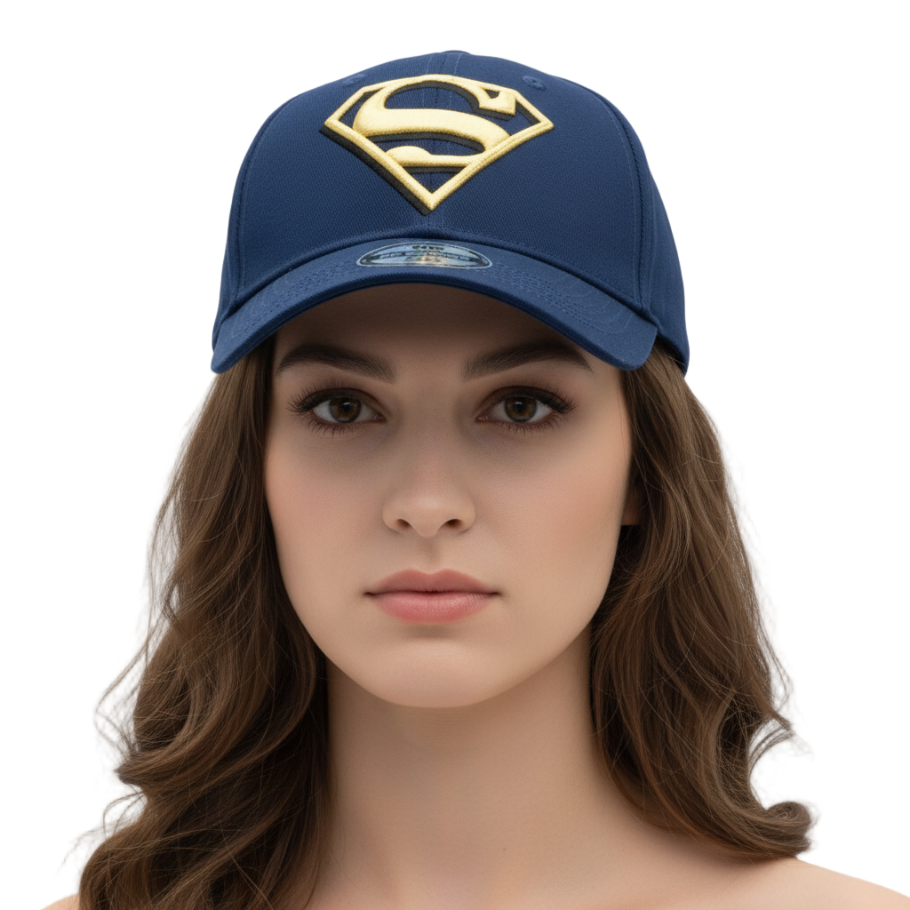 Casquette DC Comics Superman Baseball - Logo GOLD embroidery