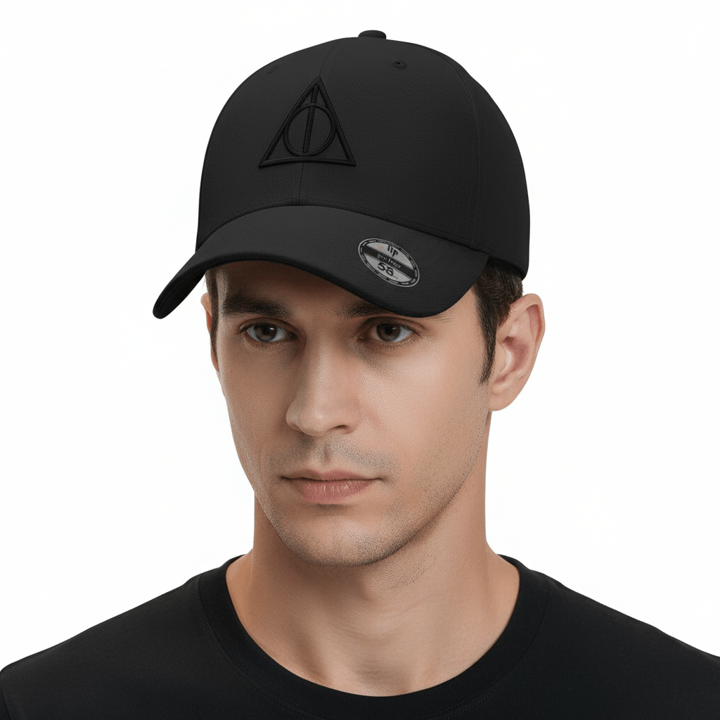 Casquette Harry Potter - DEATHLY HALLOWS BLACK LOGO