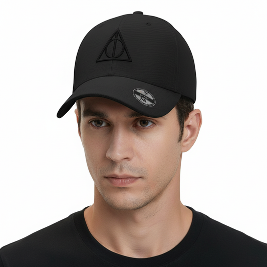 Casquette Harry Potter - DEATHLY HALLOWS BLACK LOGO