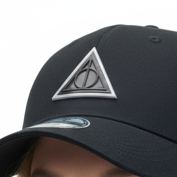 Casquette Harry Potter - DEATHLY HALLOWS PATCH METALLIC