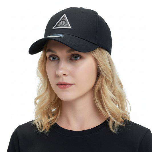 Casquette Harry Potter - DEATHLY HALLOWS PATCH METALLIC