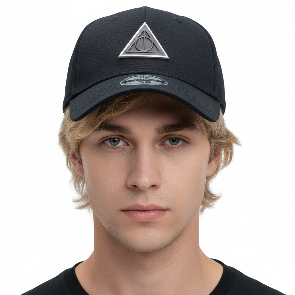 Casquette Harry Potter - DEATHLY HALLOWS PATCH METALLIC