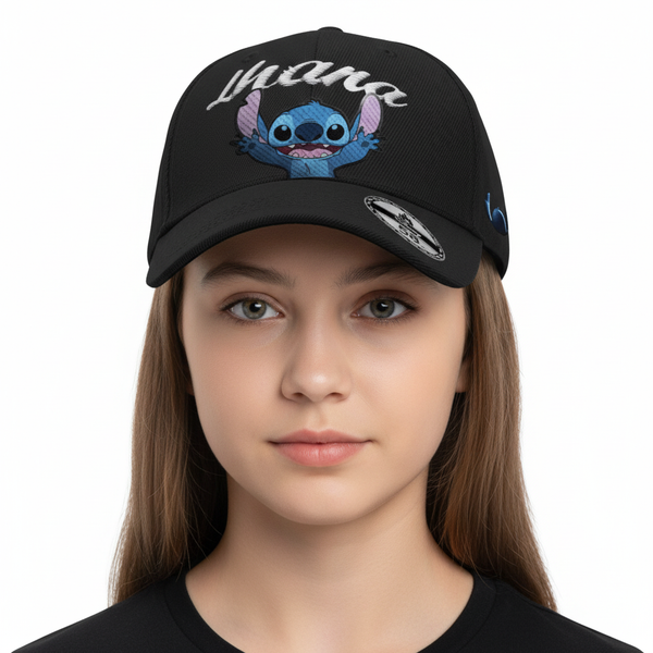 Casquette BLACK STITCH - STITCH OHANA