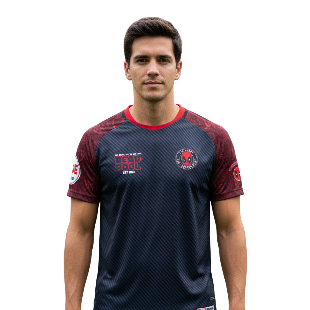 Maillot de Foot Deadpool 91 - Style Pop Culture