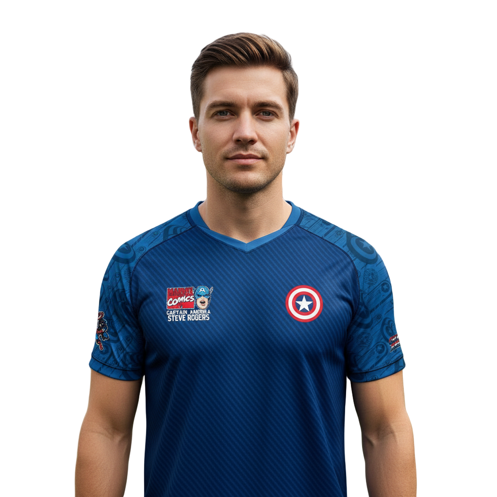 Maillot Foot Captain America 41 – Style Pop Culture