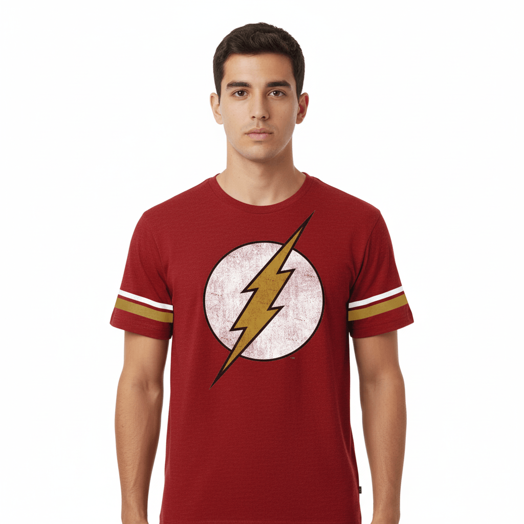 T-shirt The Flash Rouge Logo DC Comics Officiel DC Comics T-shirt