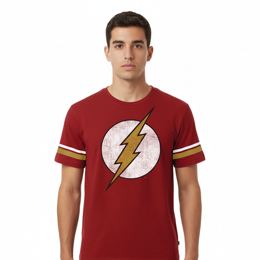 T-shirt The Flash Rouge Logo DC Comics Officiel DC Comics T-shirt