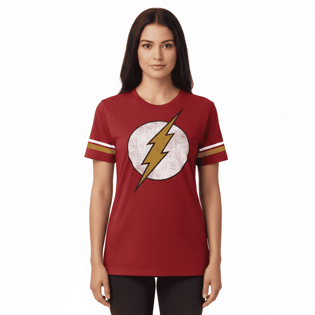 T-shirt The Flash Rouge Logo DC Comics Officiel DC Comics T-shirt