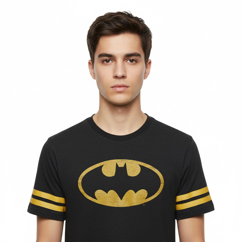 T-shirt Batman Noir Vintage Logo DC Comics Officiel DC Comics T-shirt