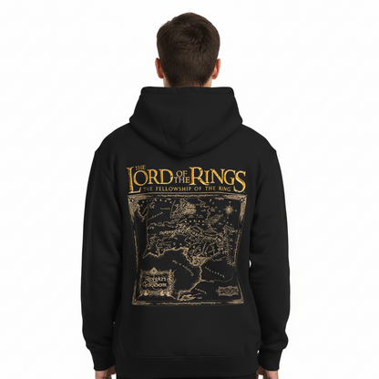Sweat à Capuche Seigneur des Anneaux Officiel – Carte de la Terre du Milieu