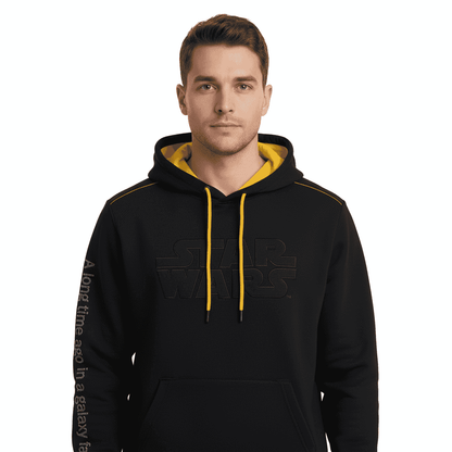 Sweat Star Wars Noir – Hoodie Officiel Logo Classique Star Wars Sweat-shirt