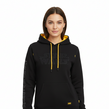 Sweat Star Wars Noir – Hoodie Officiel Logo Classique Star Wars Sweat-shirt