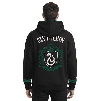 Sweat Harry Potter Serpentard Crest Noir et Vert Harry Potter Sweat-shirt