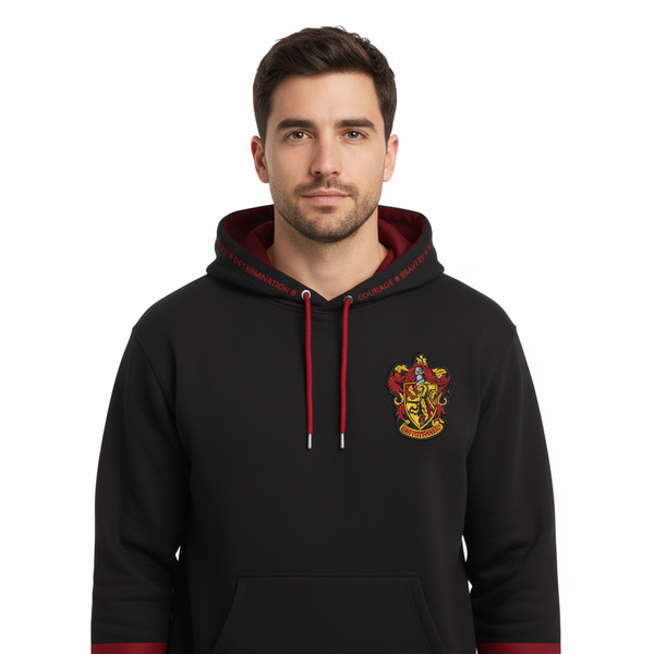 Sweat à Capuche Harry Potter Officiel – Gryffondor House Crest Harry Potter Sweat-shirt